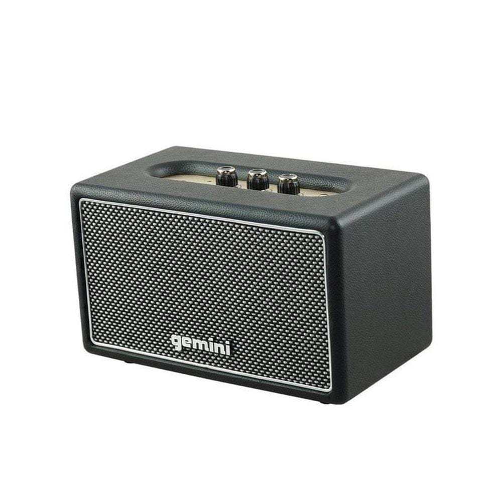 gemini bluetooth speakers black gemini gtr 200 portable retro bluetooth speaker 