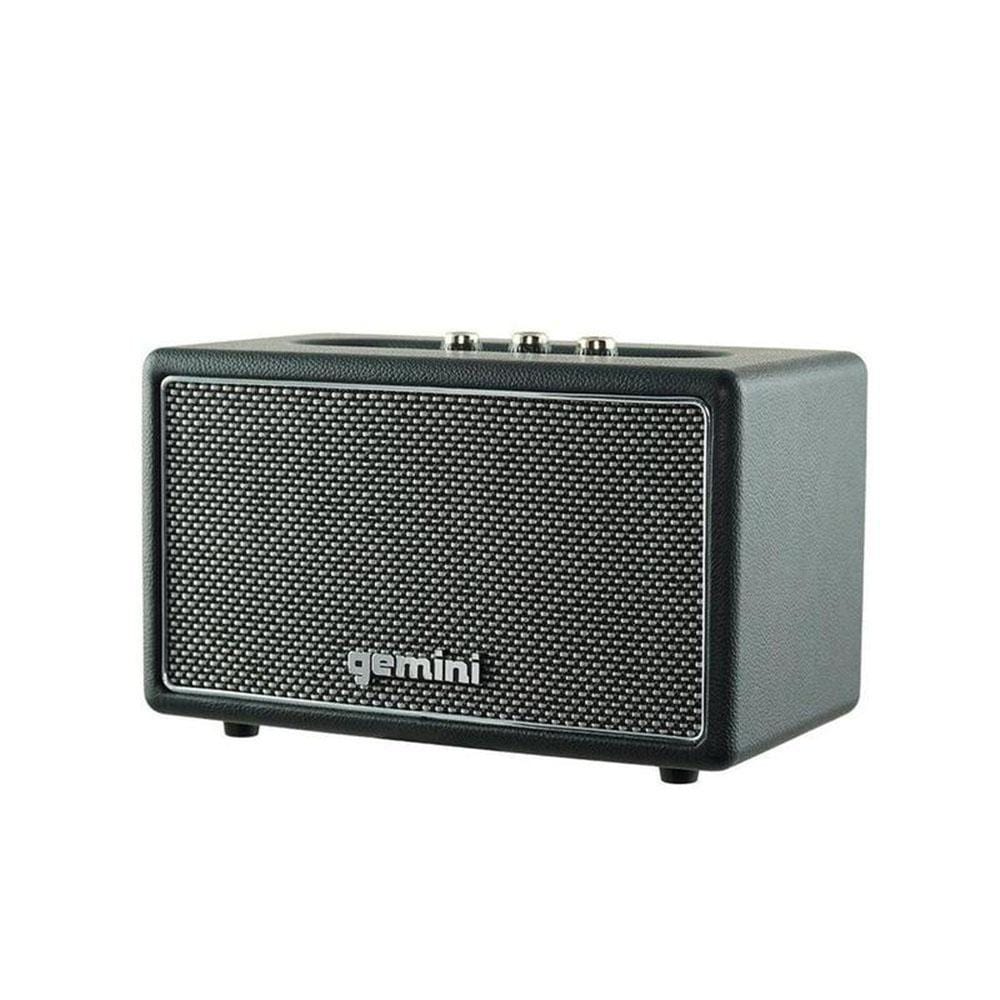gemini bluetooth speakers black gemini gtr 200 portable retro bluetooth speaker 