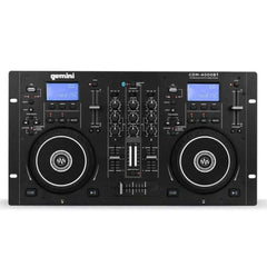 Gemini Cd Mp3 Media Players Black Gemini CDM-4000BT Dual CD-USB Media Player With Bluetooth