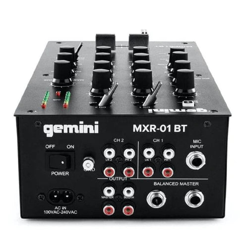 Buy Gemini MXR 01 BT 2-Channel Professional DJ Mixer With 