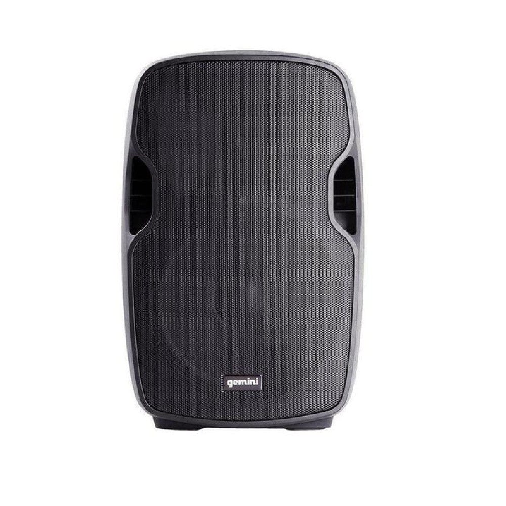 gemini portable pa systems black gemini as 10p 2 way full range powered loudspeaker     