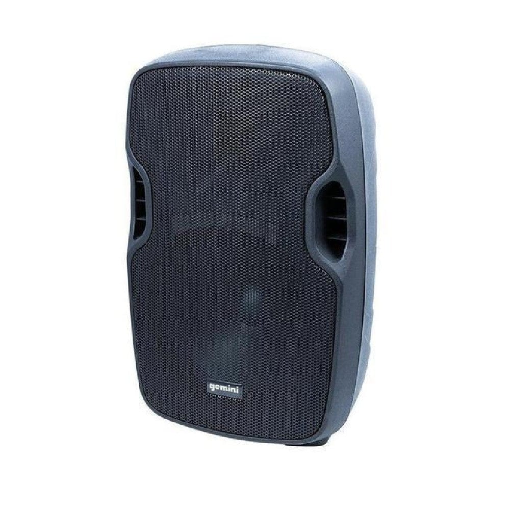 gemini portable pa systems black gemini as 10p 2 way full range powered loudspeaker     