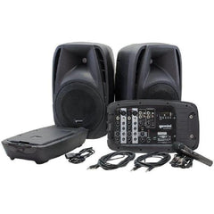 Gemini Portable Pa Systems Gemini Sound ES-210MXBLU Professional Audio Bluetooth Portable PA System