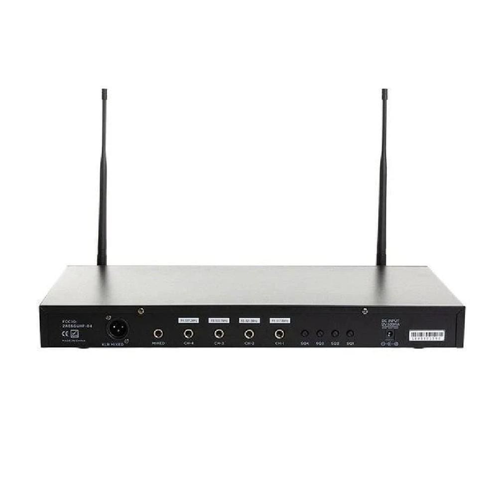 Gemini Wireless Systems Black Gemini UHF 04HL Wireless Microphone System