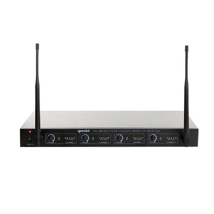 Gemini Wireless Systems Black Gemini UHF 04HL Wireless Microphone System