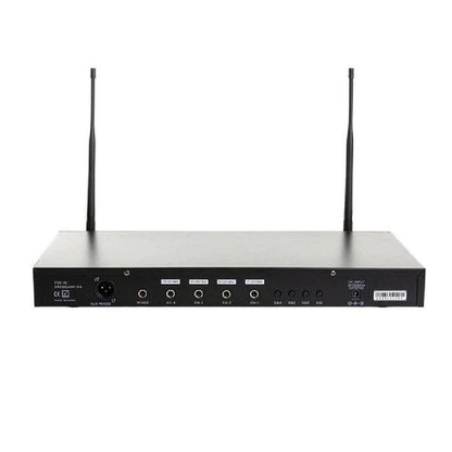 Gemini Wireless Systems Black Gemini UHF 04M Wireless Microphone System