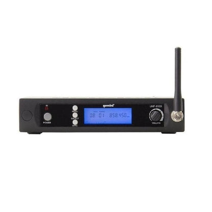 gemini wireless systems black gemini uhf 6100m wireless microphone system 