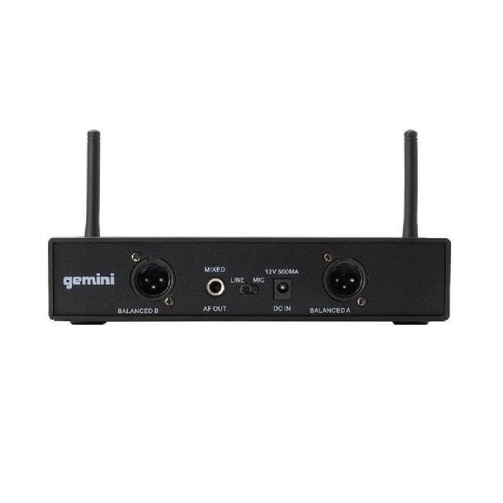 gemini wireless systems black gemini uhf 6200hl wireless microphone system  