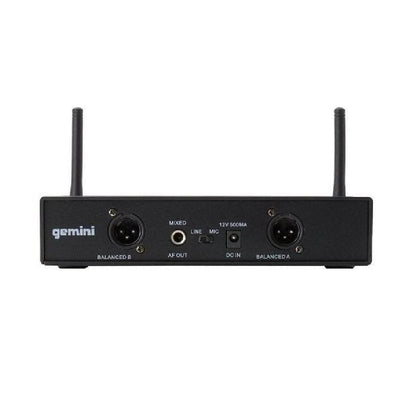 gemini wireless systems black gemini uhf 6200hl wireless microphone system  
