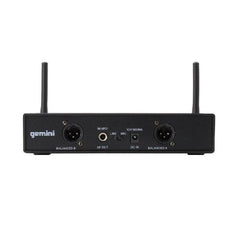 Gemini Wireless Systems Black Gemini UHF 6200HL Wireless Microphone System