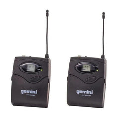 Gemini Wireless Systems Black Gemini UHF 6200HL Wireless Microphone System