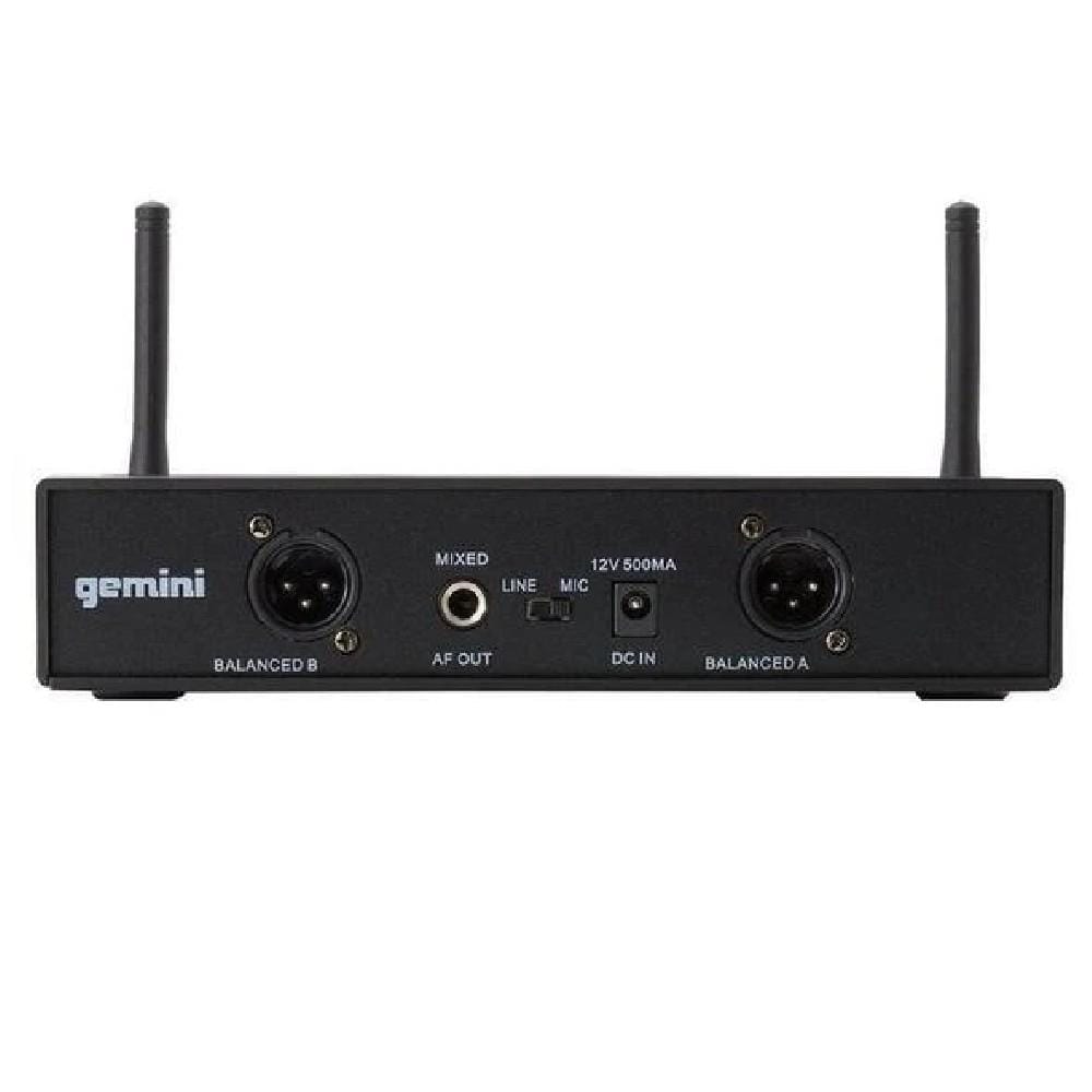 gemini wireless systems black gemini uhf 6200m wireless microphone system   