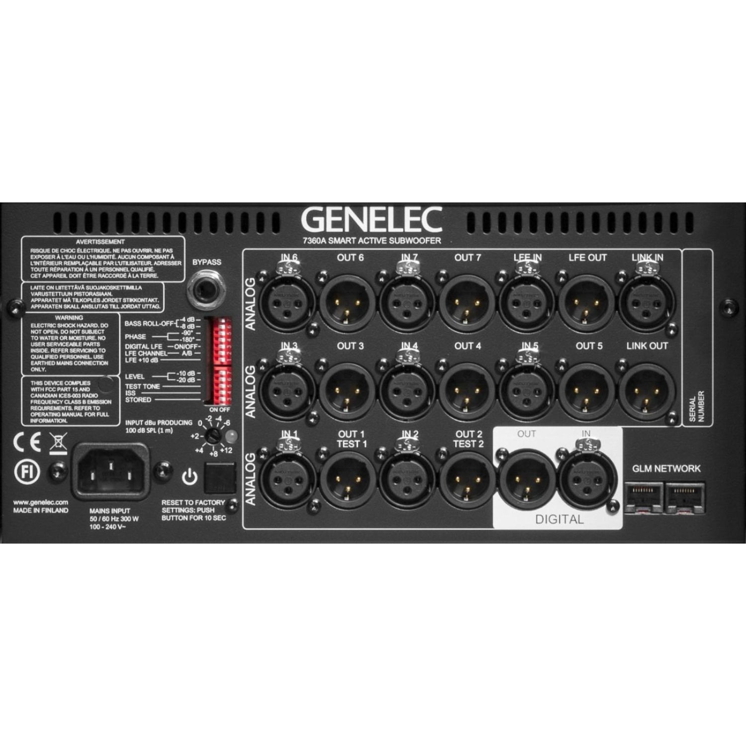 Genelec Subwoofers Genelec 7360A SAM Series 10" Powered Studio Subwoofer