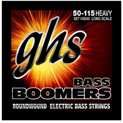GHS H3045 Boomers Roundwound Electric Bass Guitar Strings