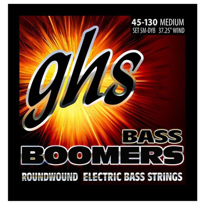 ghs bass guitar strings ghs 5m-dyb 5-string bass boomers bass guitar strings - medium - 45-130