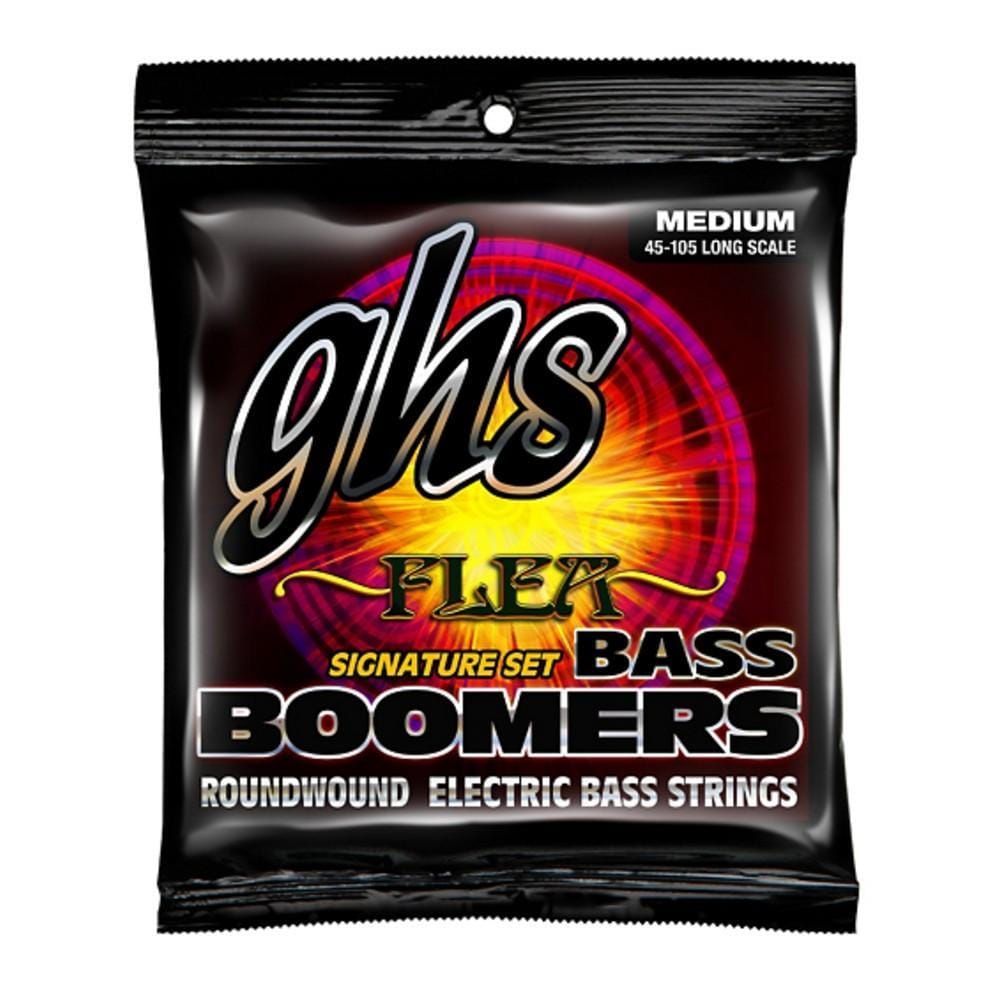 ghs bass guitar strings ghs strings m3045f flea signature bass boomers electric bass guitar 4-string - medium - 45-105