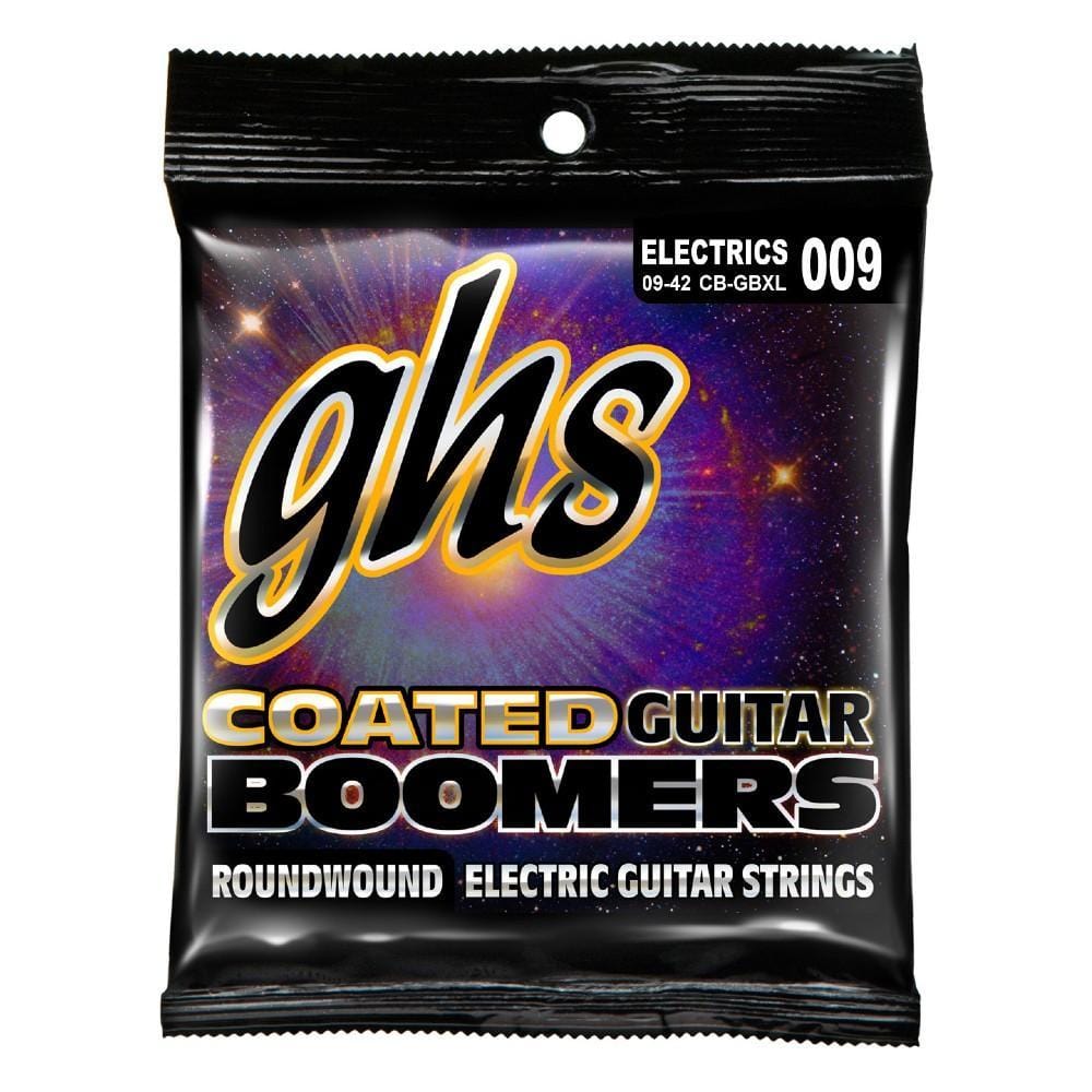ghs electric guitar strings ghs cb-gbxl coated boomers electric guitar strings - extra light