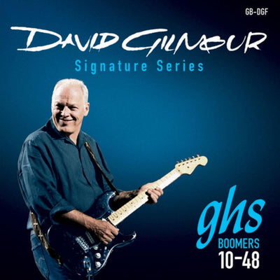 GHS Strings GB-DGF Boomers David Gilmour Signature Blue Electric Guitar Strings Set- .010-.048