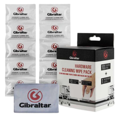 Gibraltar Cleaners and Conditioners Gibraltar SC-HCW10 Hardware Cleaning Wipes - Pack of 10