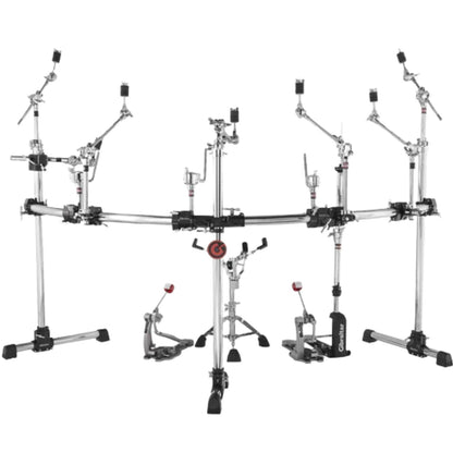 Gibraltar Drum Hardware Packs Gibraltar GRS-850DBL Double Bass Drum Rack Pack with Black Clamps
