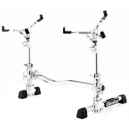 gibraltar drum racks gibraltar gsvms-ds stealth dual snare basket drum rack