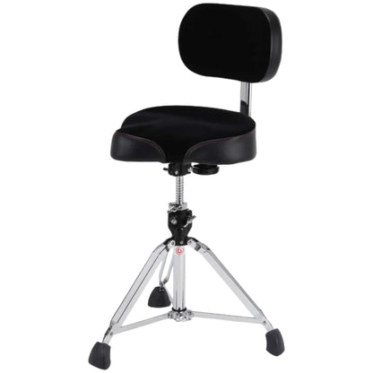 Gibraltar Drum Thrones Gibraltar 9608MB 9000 Series 16" Cordura Saddle Drum Throne with Backrest