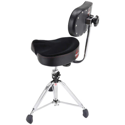 Gibraltar Drum Thrones Gibraltar 9608MB 9000 Series 16" Cordura Saddle Drum Throne with Backrest