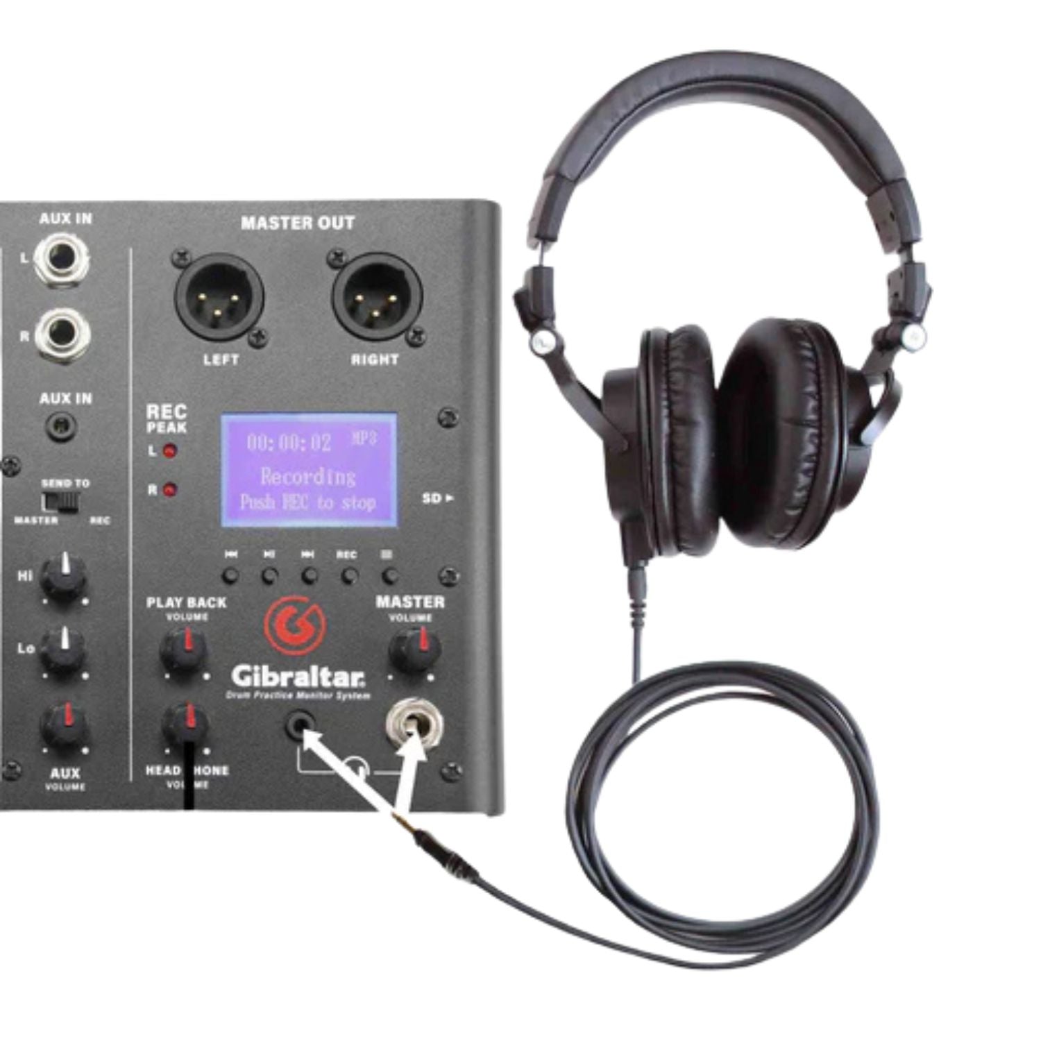 Gibraltar Electronic Drum Monitors Gibraltar GDMS Drum Monitor System