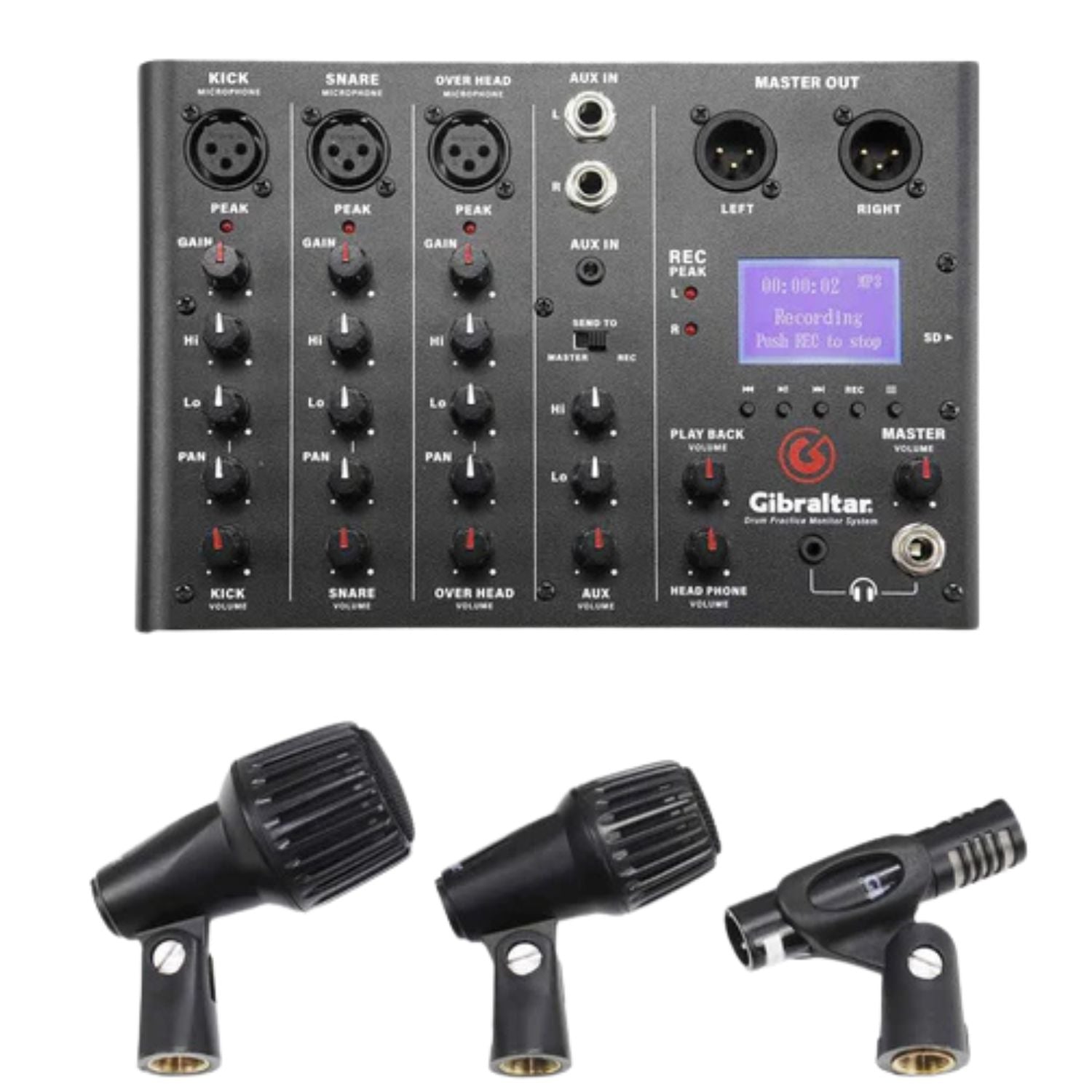 Gibraltar Electronic Drum Monitors Gibraltar GDMS Drum Monitor System
