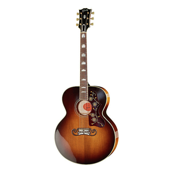 gibson acoustic guitars gibson sj-200 ultimate ltd 2016 dreadnought acoustic guitar - vintage sunburst