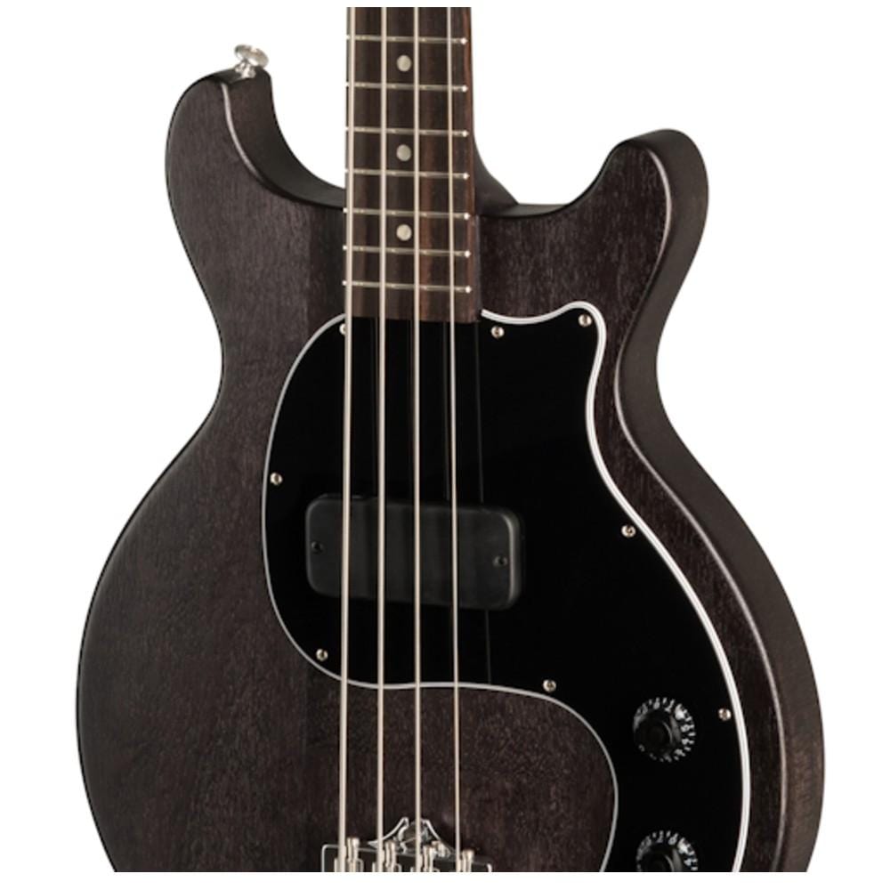 gibson bass guitars gibson les paul junior tribute dc 4-string bass guitar    #color_worn-ebony
