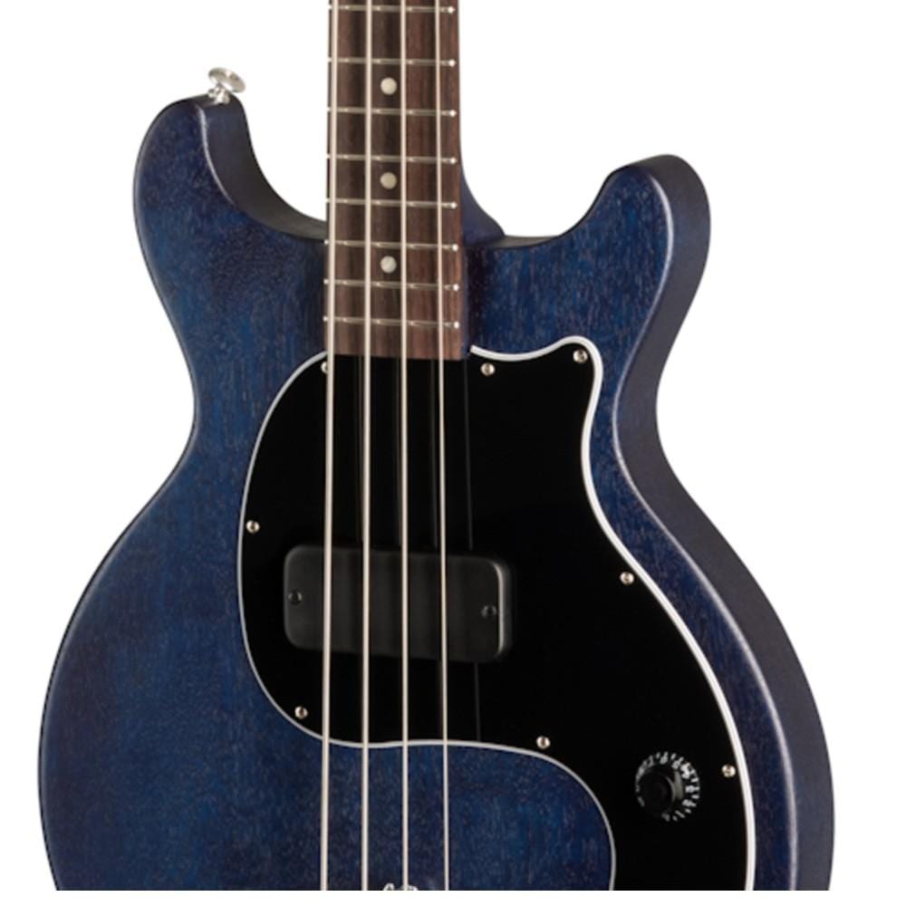 gibson bass guitars gibson les paul junior tribute dc 4-string bass guitar    #color_blue-stain