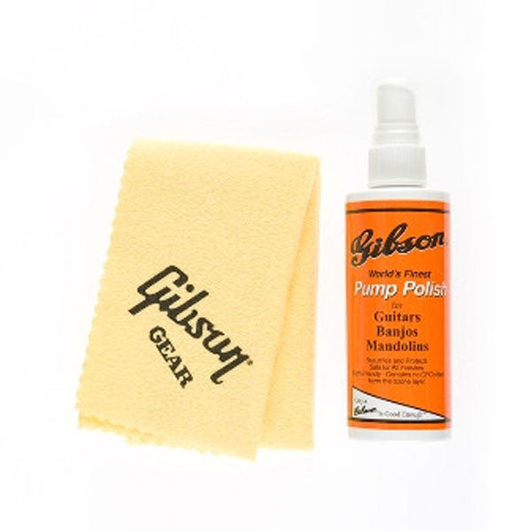 Gibson Cleaners and Conditioners Gibson AIGG950 Pump Polish and Polish Cloth Kit
