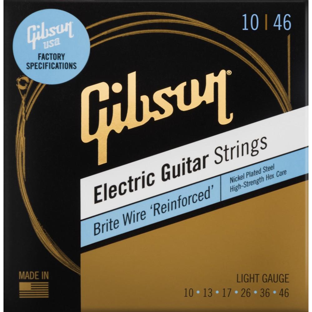 gibson electric guitar strings light gibson brite wire reinforced electric guitar strings      