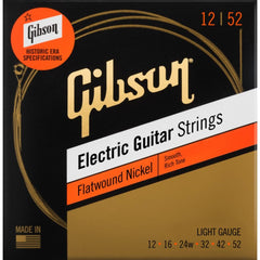 Gibson Electric Guitar Strings Light Gibson Flatwound Electric Guitar Strings