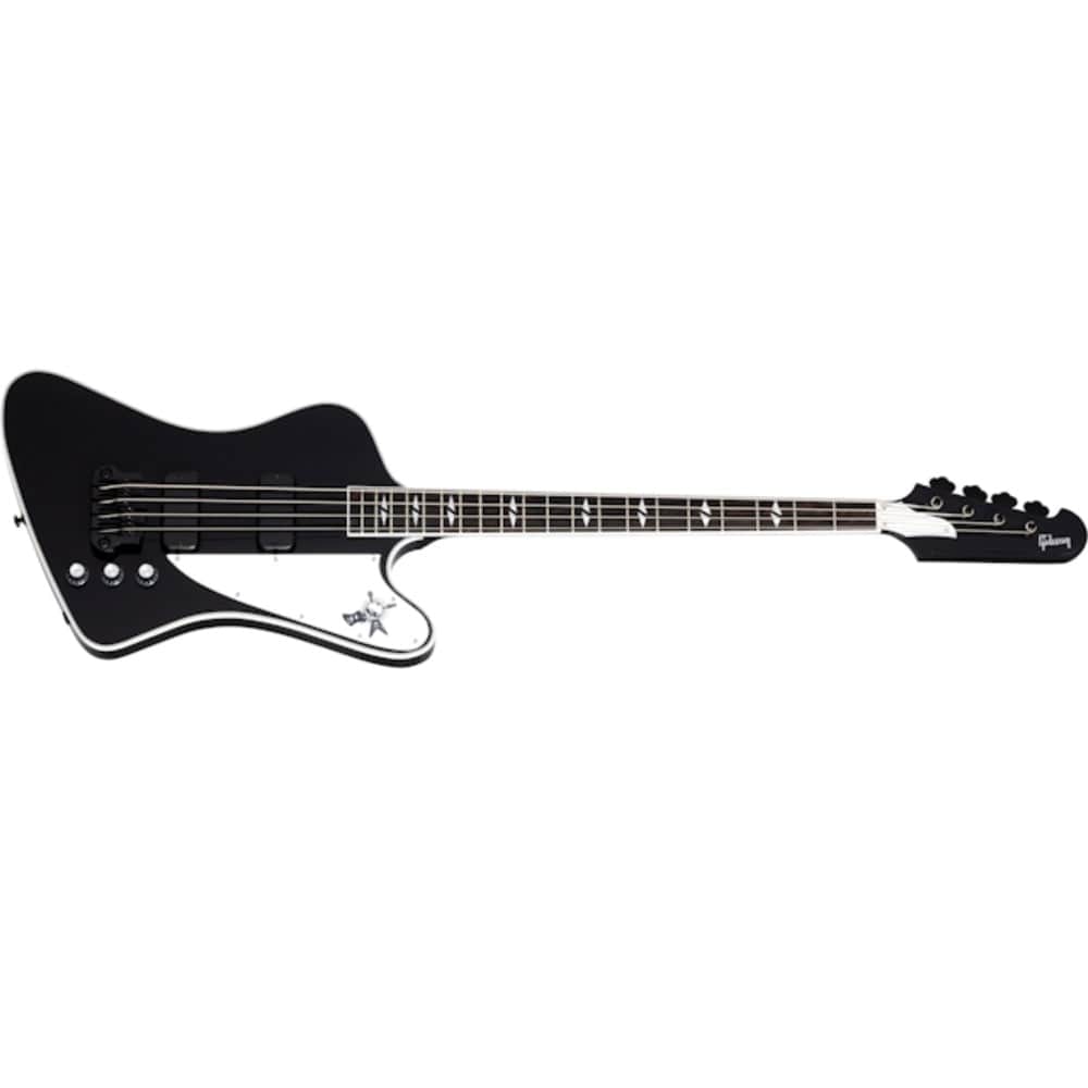 Gibson Electric Guitars Ebony Mirror Gibson Gene Simmons G2 Thunderbird 4 String Electric Guitar