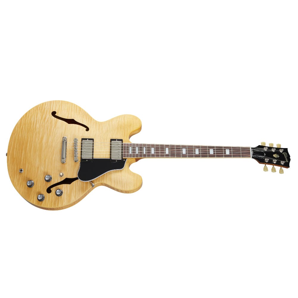 gibson electric guitars gibson es-335 figured 6 string hollowbody electric guitar   #color_antique-natural