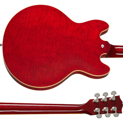 gibson electric guitars gibson es-339 figured 6 string hollowbody electric guitar   
