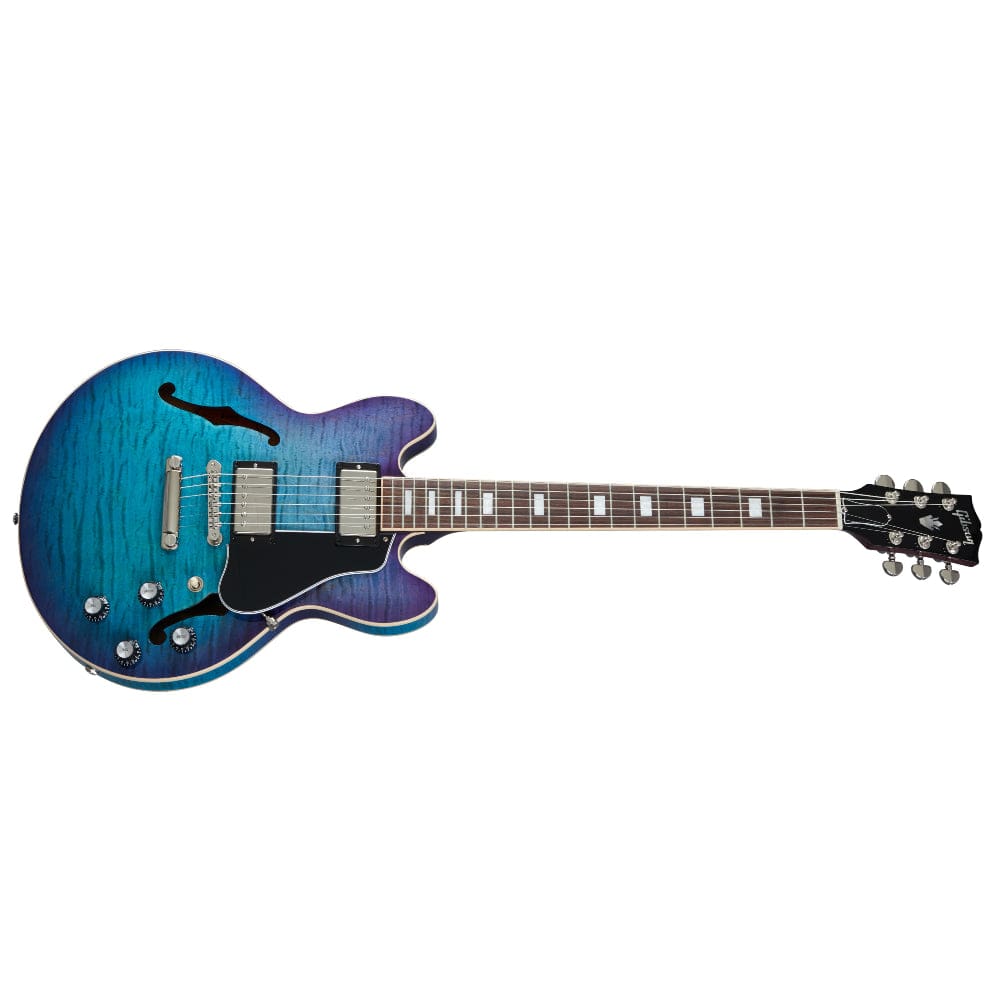 gibson electric guitars gibson es-339 figured 6 string hollowbody electric guitar   #color_blueberry-burst