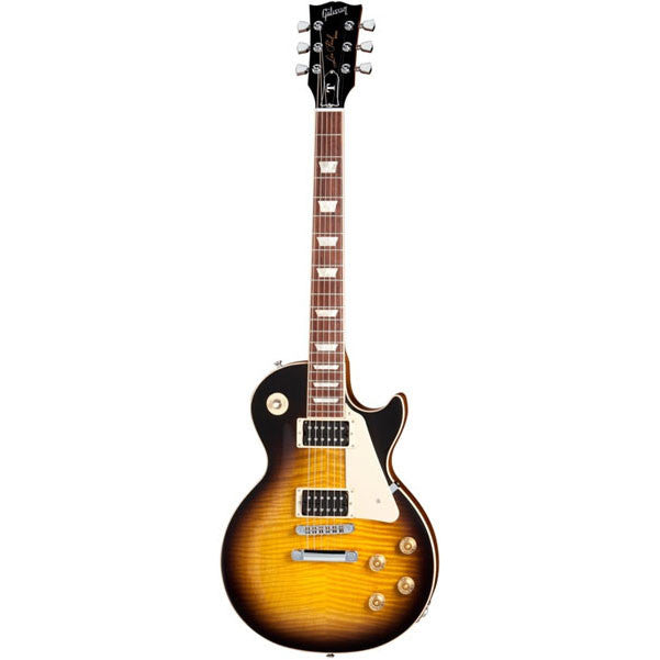 gibson electric guitars gibson lpstvsb les paul signature t - vintage sunburst
