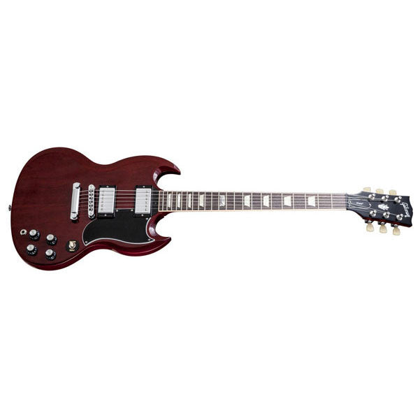 gibson electric guitars gibson sg14hcrc1 electric guitar, sg standard 2014 with min-etune, heritage cherry