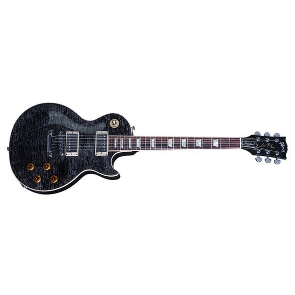 gibson electric guitars trans black gibson les paul standard 2016 hp electric guitar  #color_trans-black