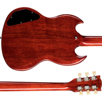 gibson electric guitars vintage cherry gibson sg standard 61 maestro vibrola 6 string electric guitar   