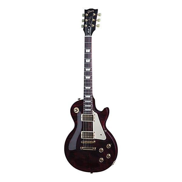 gibson electric guitars wine red gold gibson les paul studio 2016 t gh electric guitar    #color_wine-red-gold