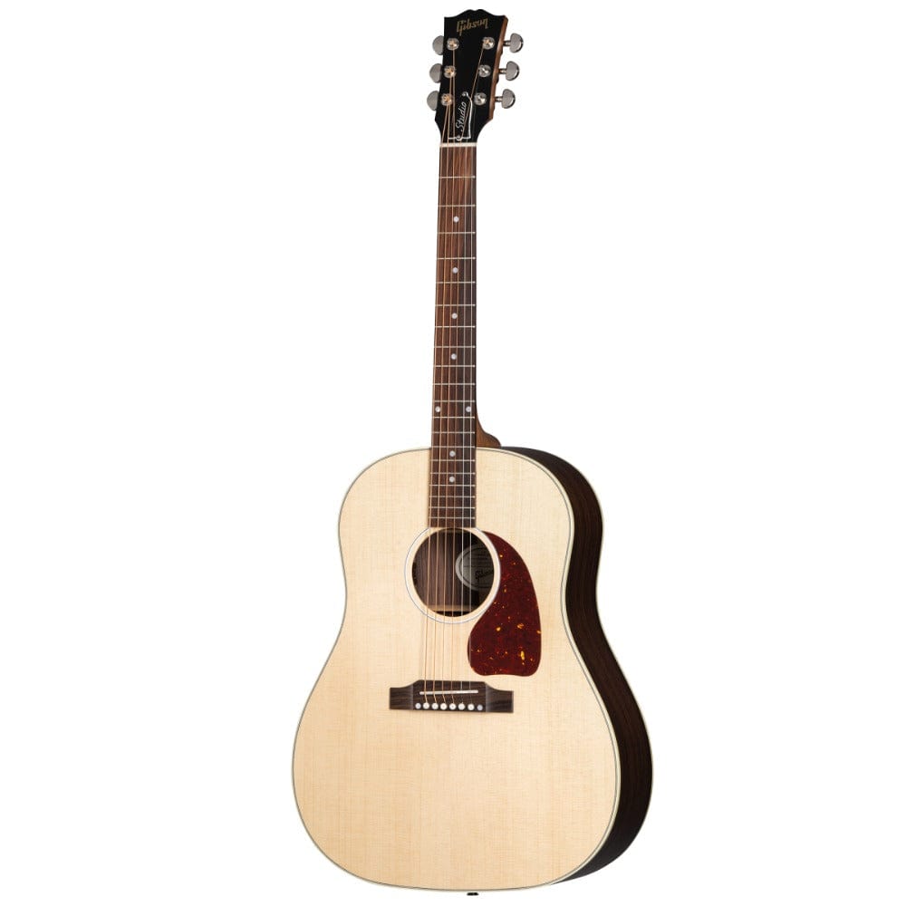 gibson electro acoustic guitars satin natural gibson j-45 studio rosewood electro acoustic guitar   #color_satin-natural