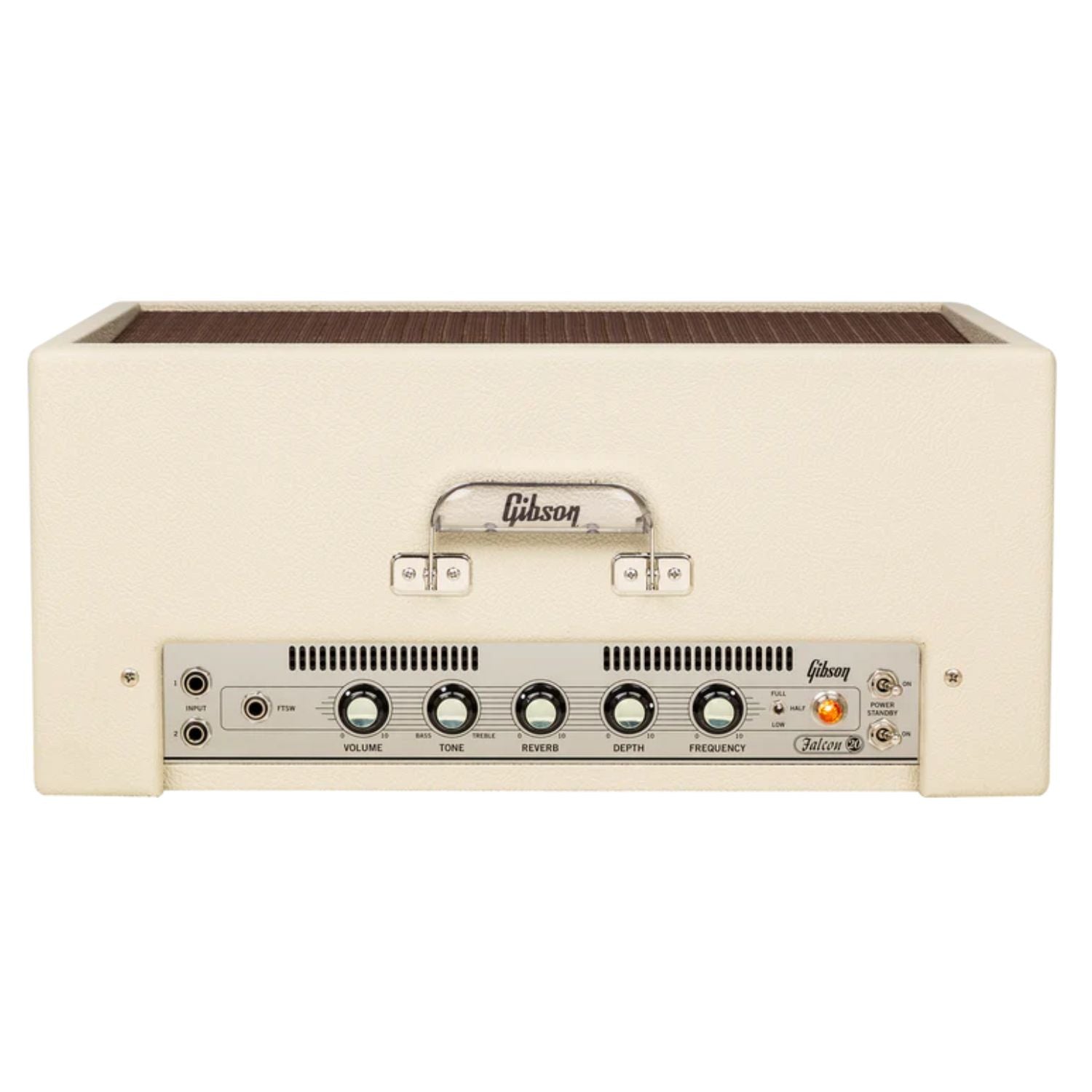 Gibson Guitar Combo Amplifiers Cream Bronco Vinyl with Oxblood Grille Gibson FA20X Falcon 20 1x12 Combo Guitar Amplifier 