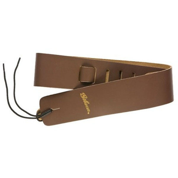 gibson guitar straps gibson asgg-l020 2.5inchsoft leatherguitar strap - brown
