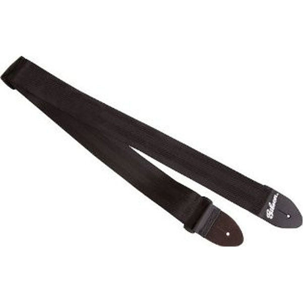 Gibson Guitar Straps Gibson ASGSB-10 2inch Regular Style Guitar Strap -Jet Black