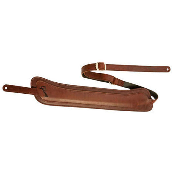 gibson guitar straps gibson asmv-hc modern vintage guitar strap-heritage cherry
