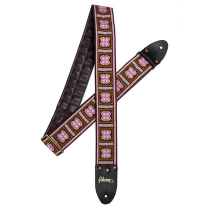 gibson guitar straps gibson asvs-prm the primrose guitar strap